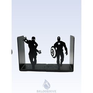 Marvel Iron Man Captain America Metal‎ Bookends